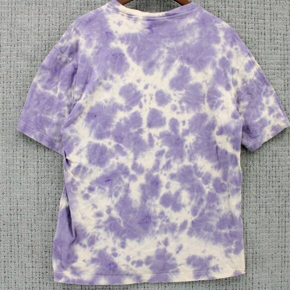 H&M X The Simpsons Shirt Mens Medium M Multicolor Tie Dye Krusty Burger Graphic - Picture 6 of 8